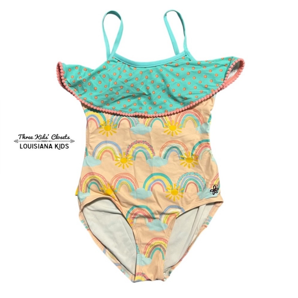 Matilda Jane 10Y Dream Chasers Rainbow Groove Swim Bathing Suit